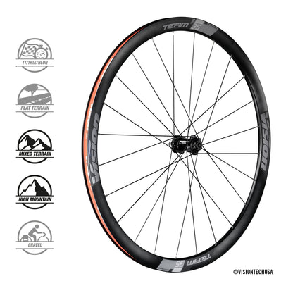 Ruote Vision Team 35 Disc Center Lock SH11